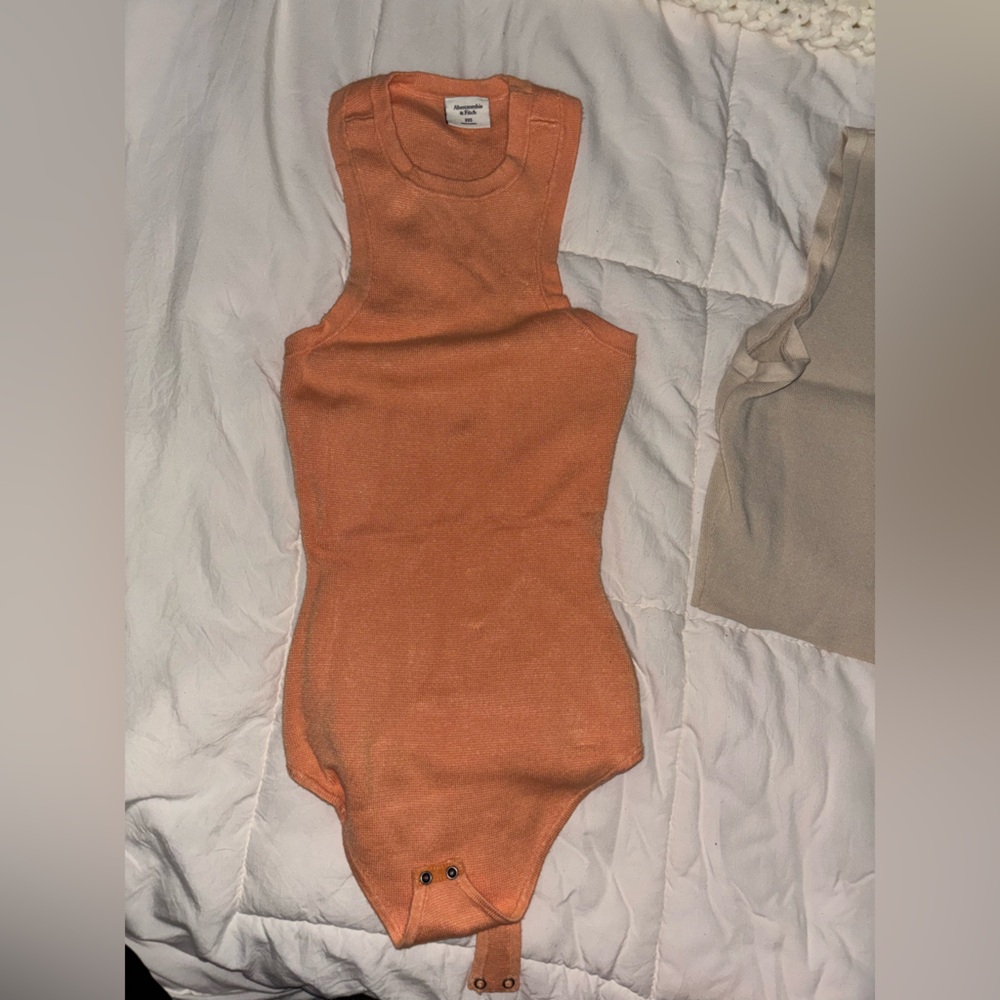 Abercrombie & Fitch Orange Bodysuit